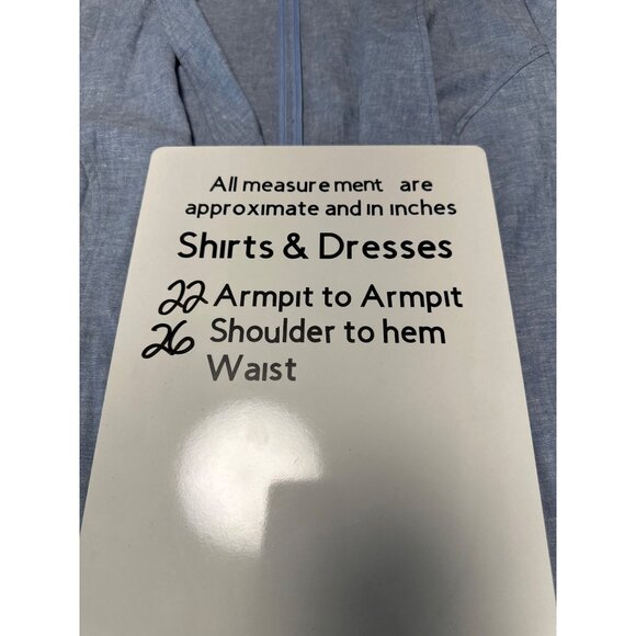 Lane Bryant Womens Open Front Light Blue Blazer Size 18 - Picture 10 of 10